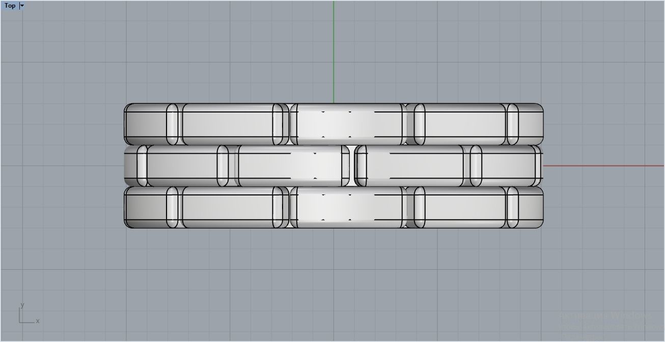 chain ring 1 3D print model_8