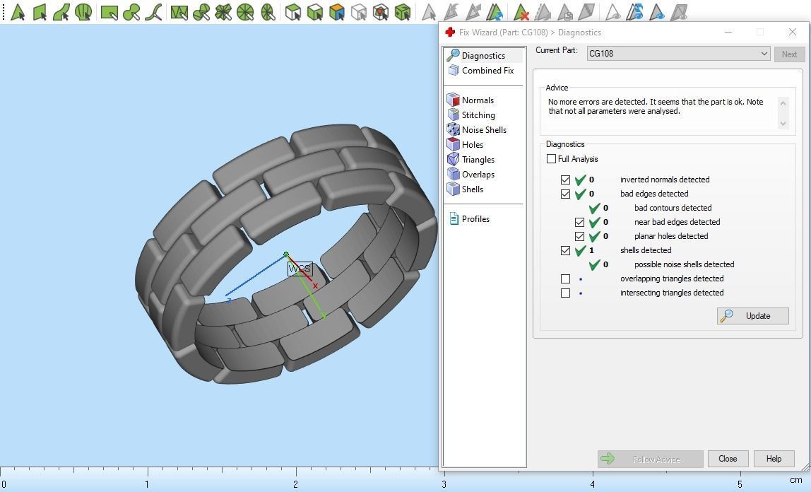 chain ring 1 3D print model_14
