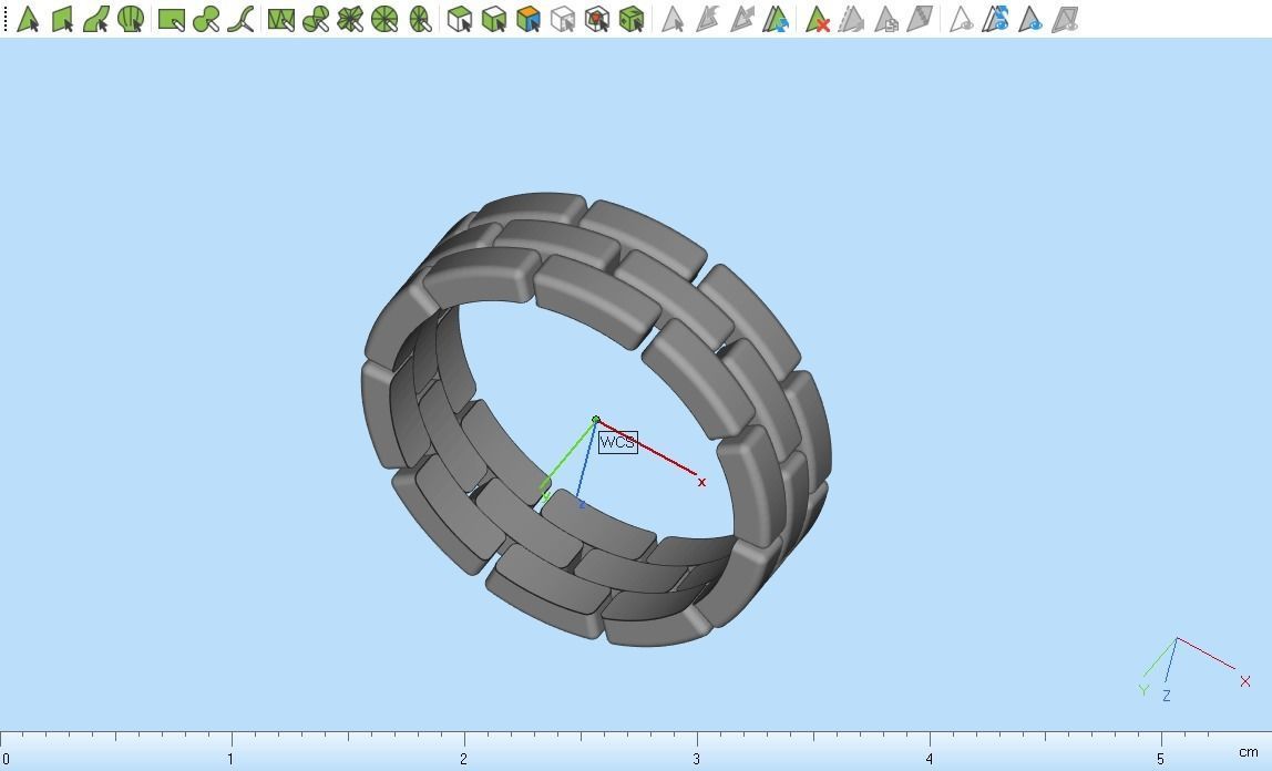chain ring 1 3D print model_11