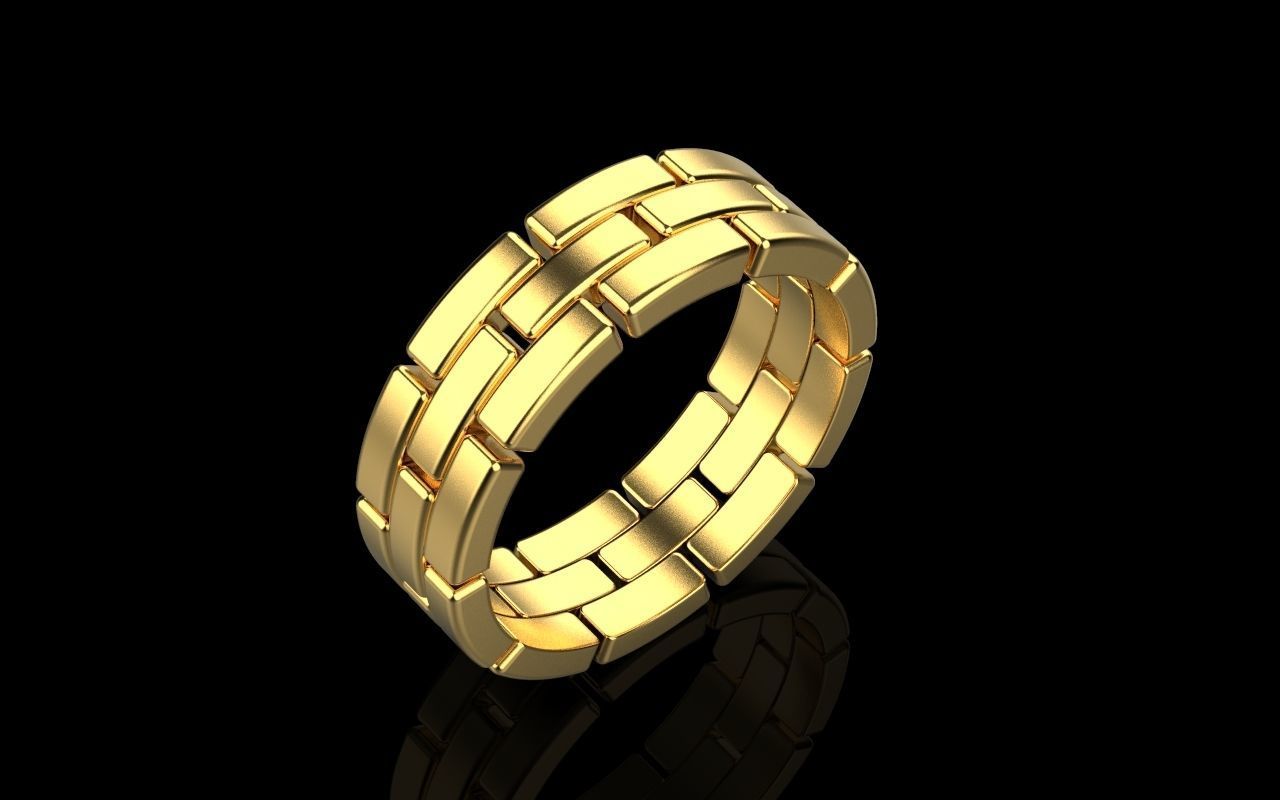 chain ring 1 3D print model_16
