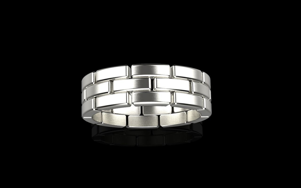 chain ring 1 3D print model_2