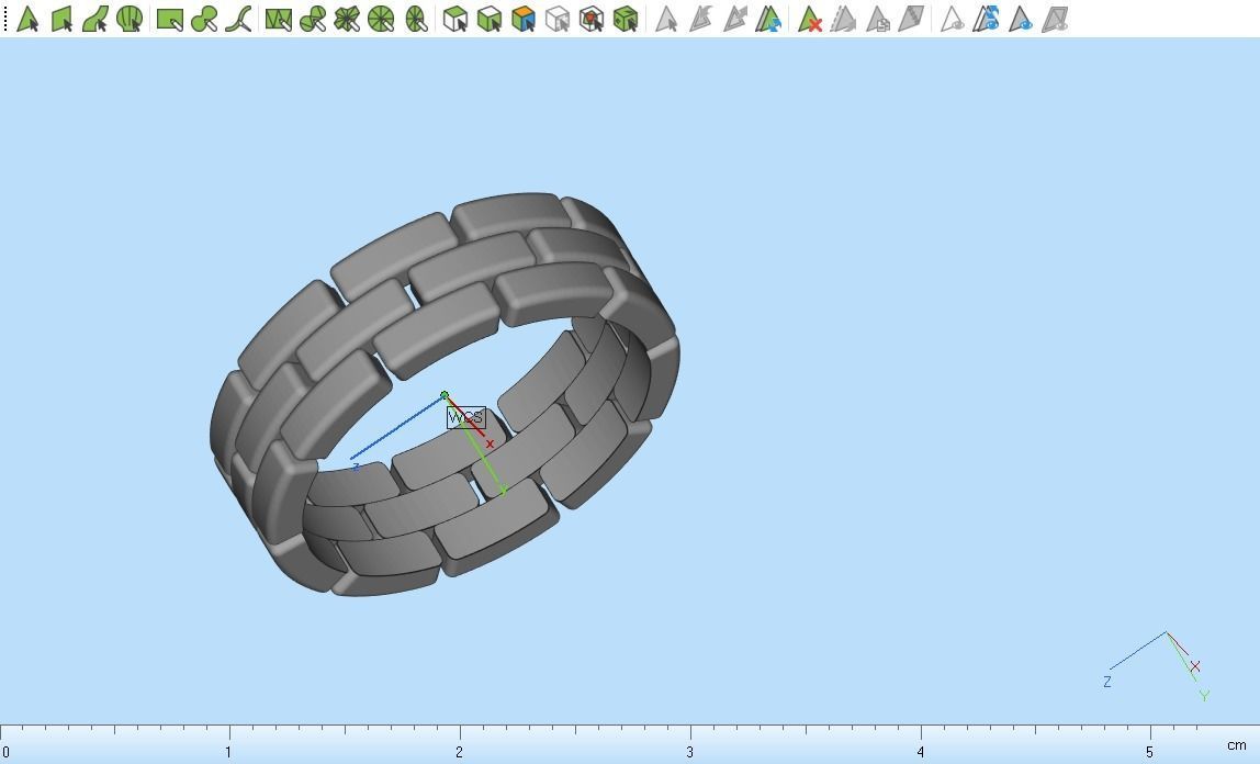 chain ring 1 3D print model_13