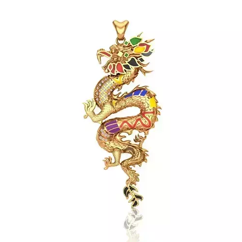 Dragon Pendant 3D print model