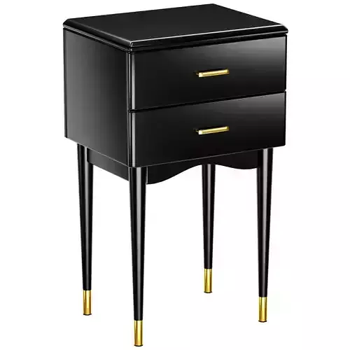 Cabinet with 2 drawers 3D model