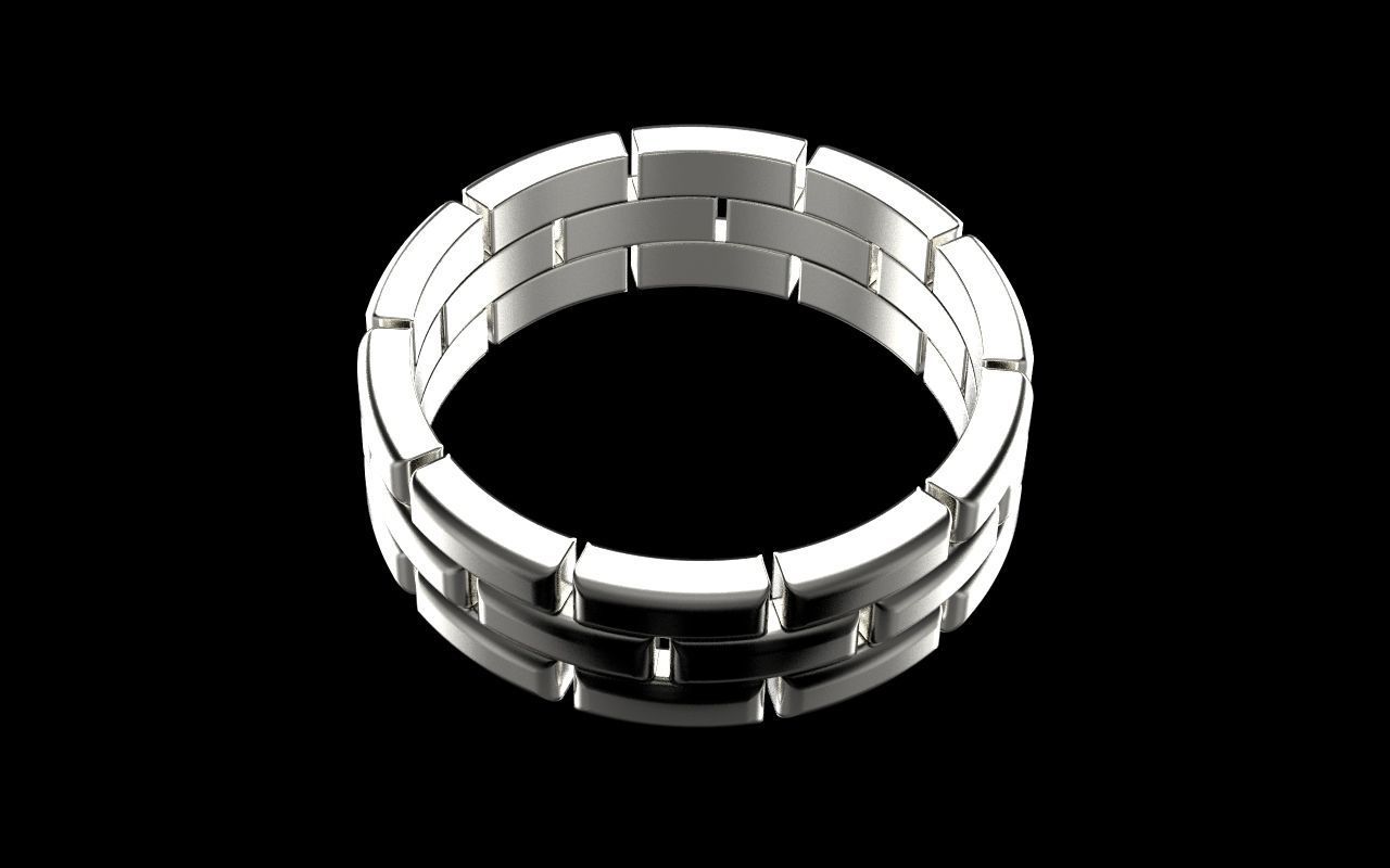 chain ring 2 3D print model_20