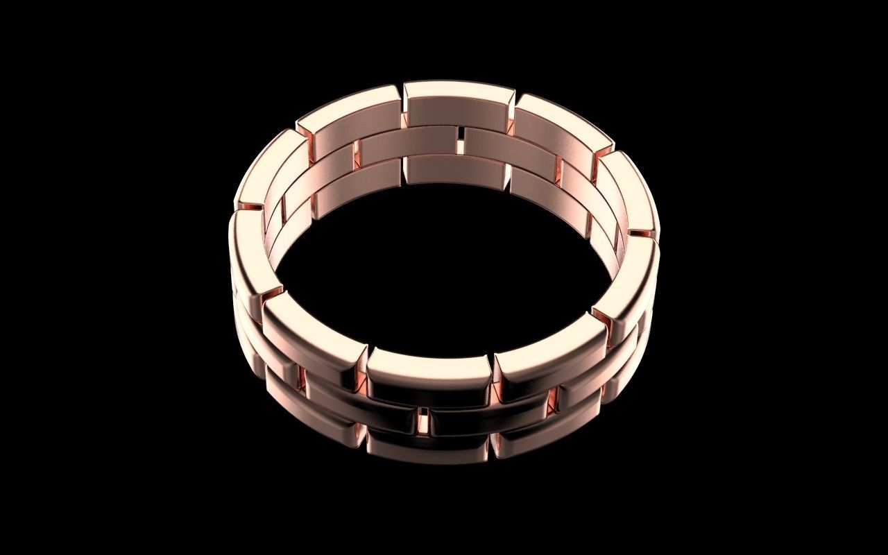 chain ring 2 3D print model_21