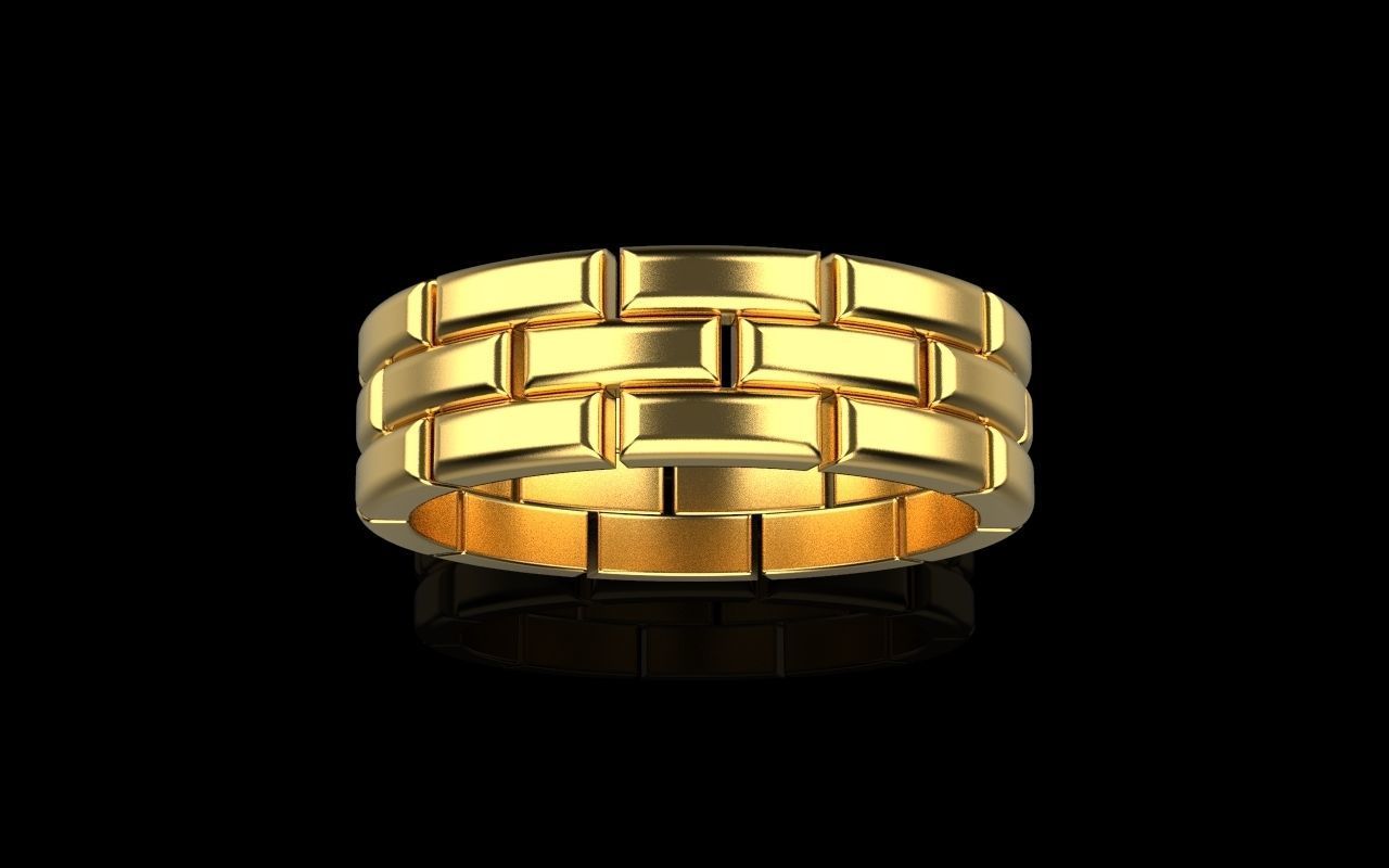 chain ring 2 3D print model_16