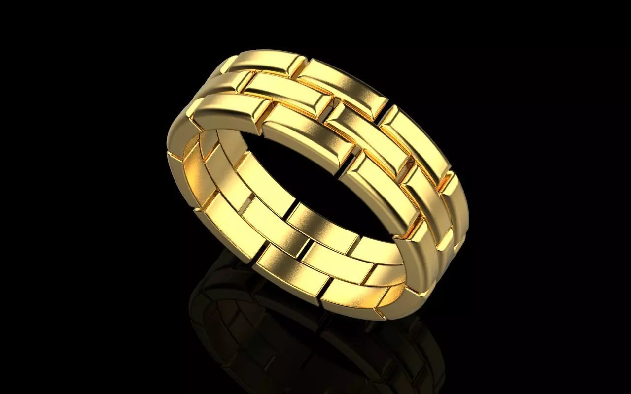 chain ring 2 3D print model_0