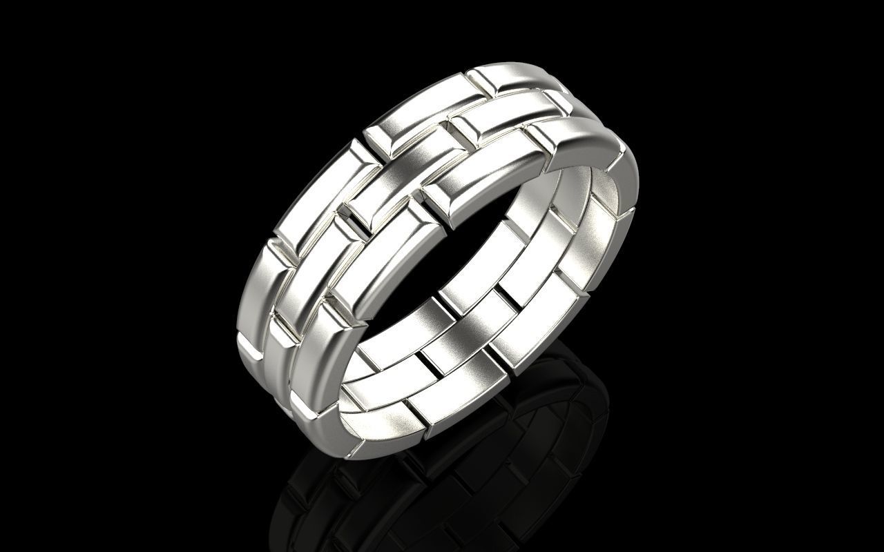 chain ring 2 3D print model_19
