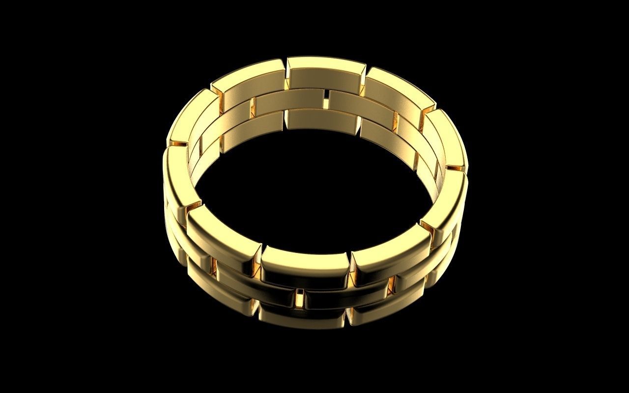 chain ring 2 3D print model_17