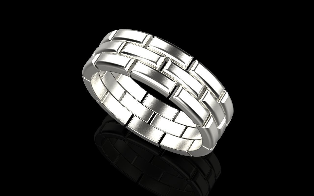 chain ring 2 3D print model_18