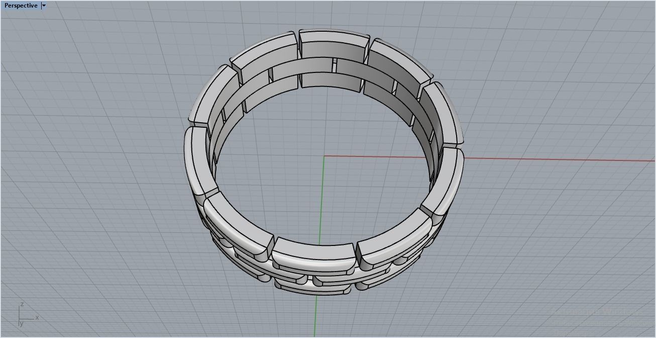 chain ring 2 3D print model_10