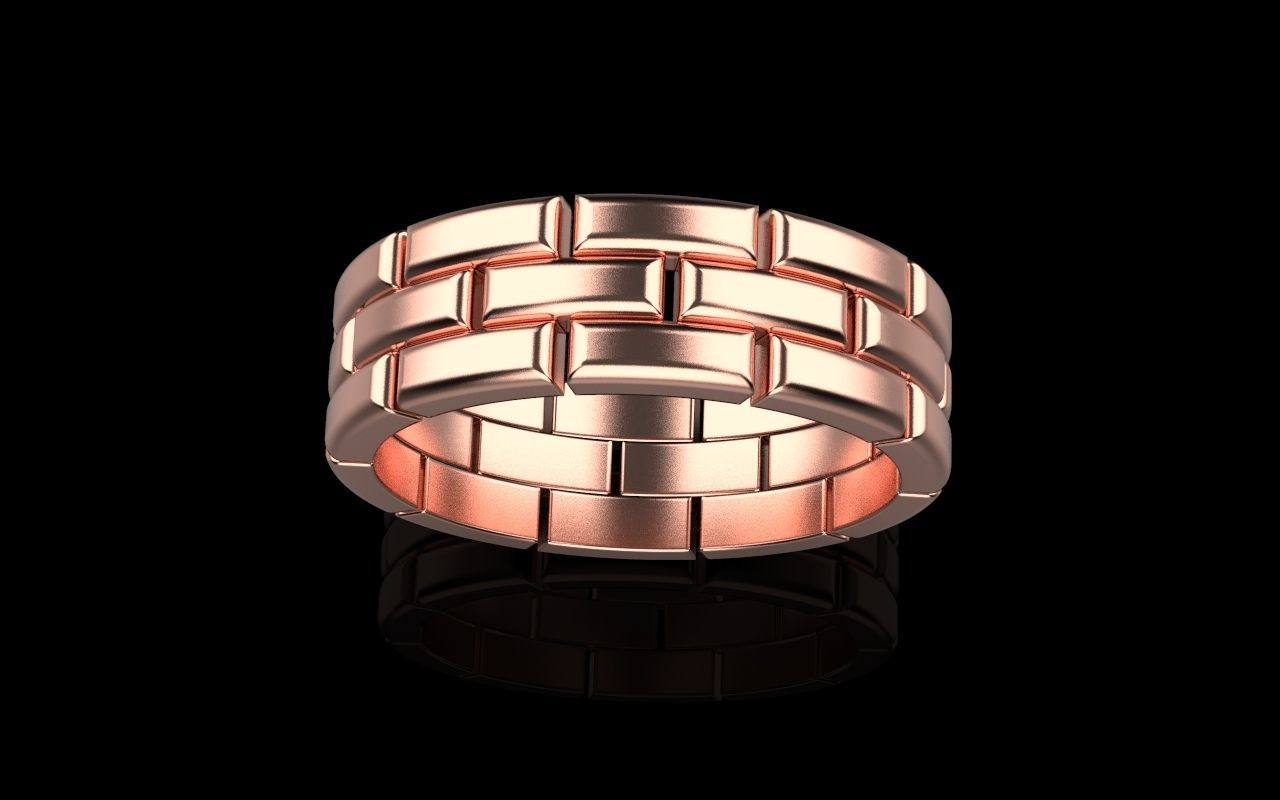 chain ring 2 3D print model_23