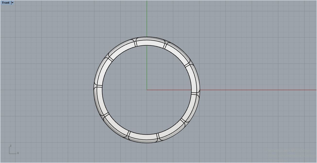 chain ring 2 3D print model_6