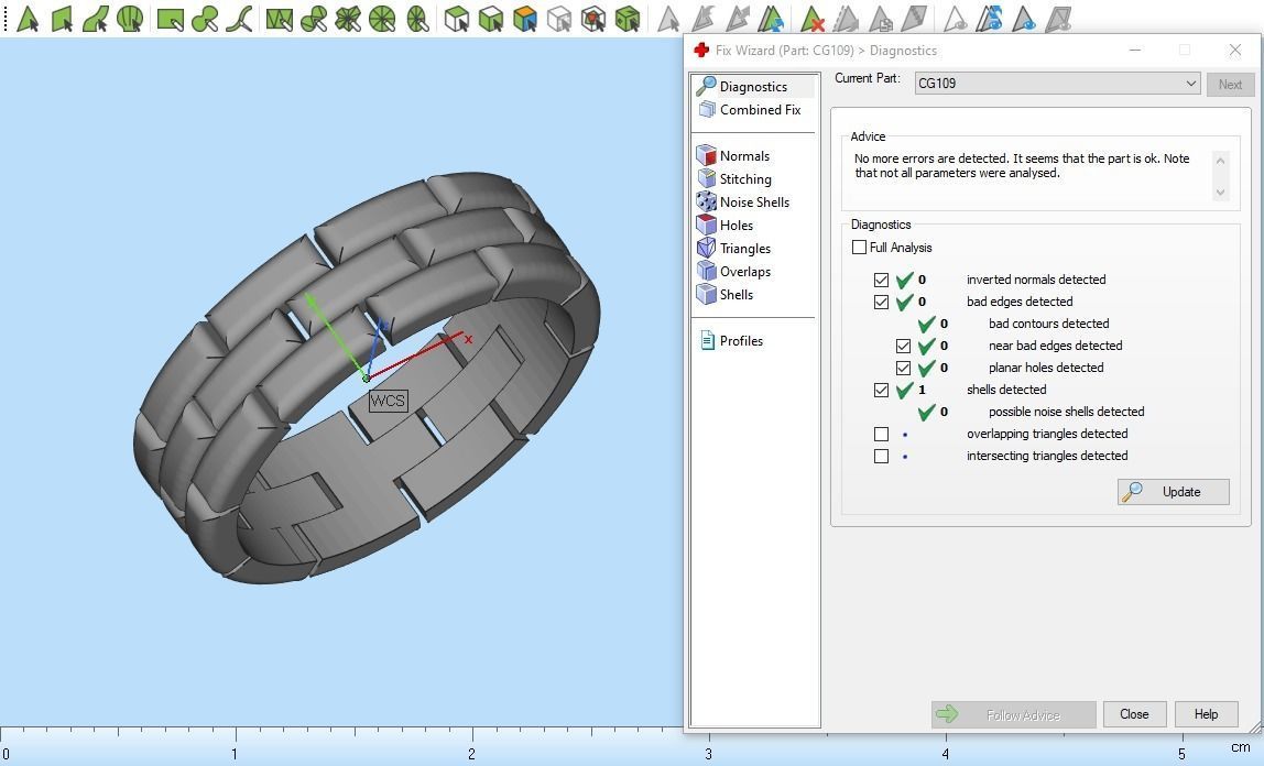 chain ring 2 3D print model_12