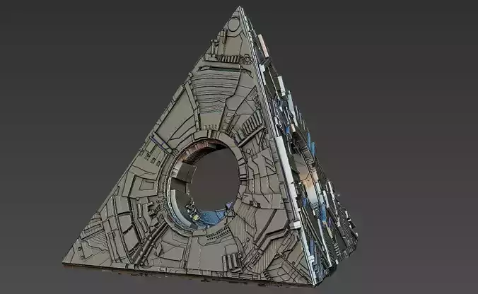 space equipment node 00009 3D model