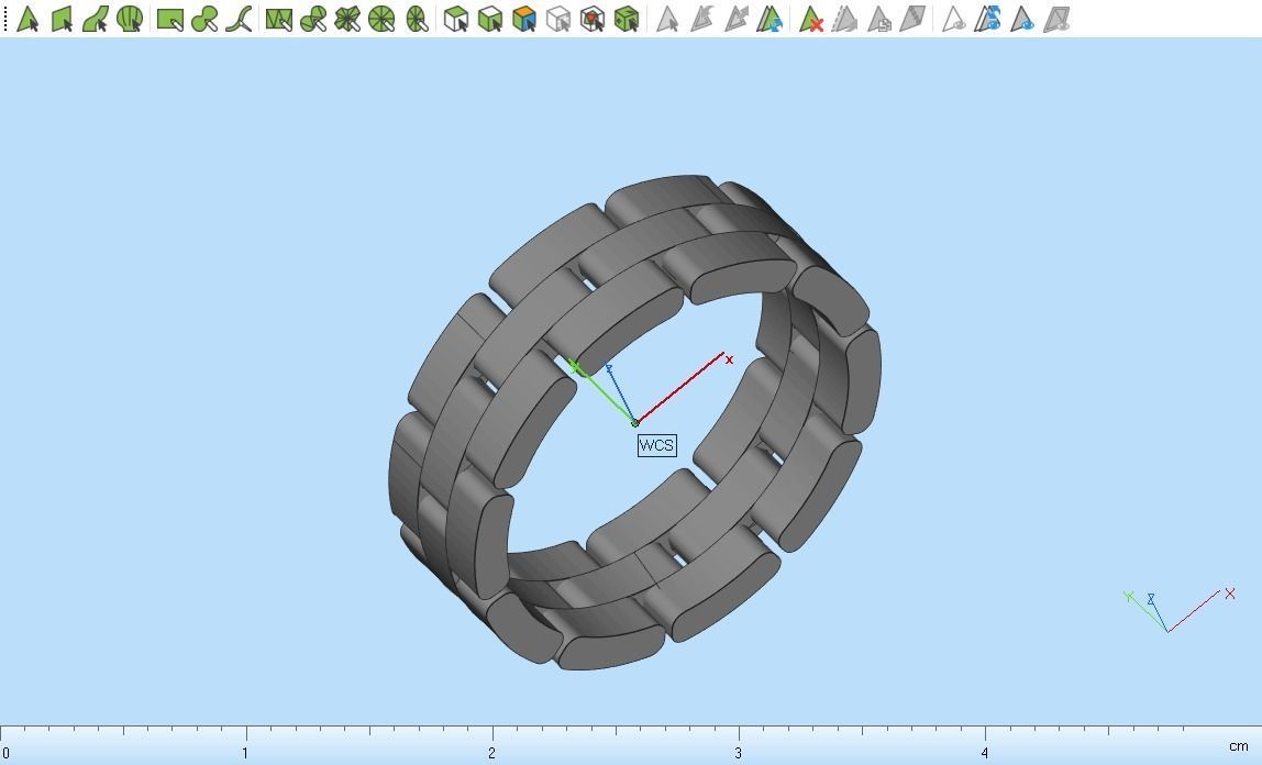 chain ring 4 3D print model_13