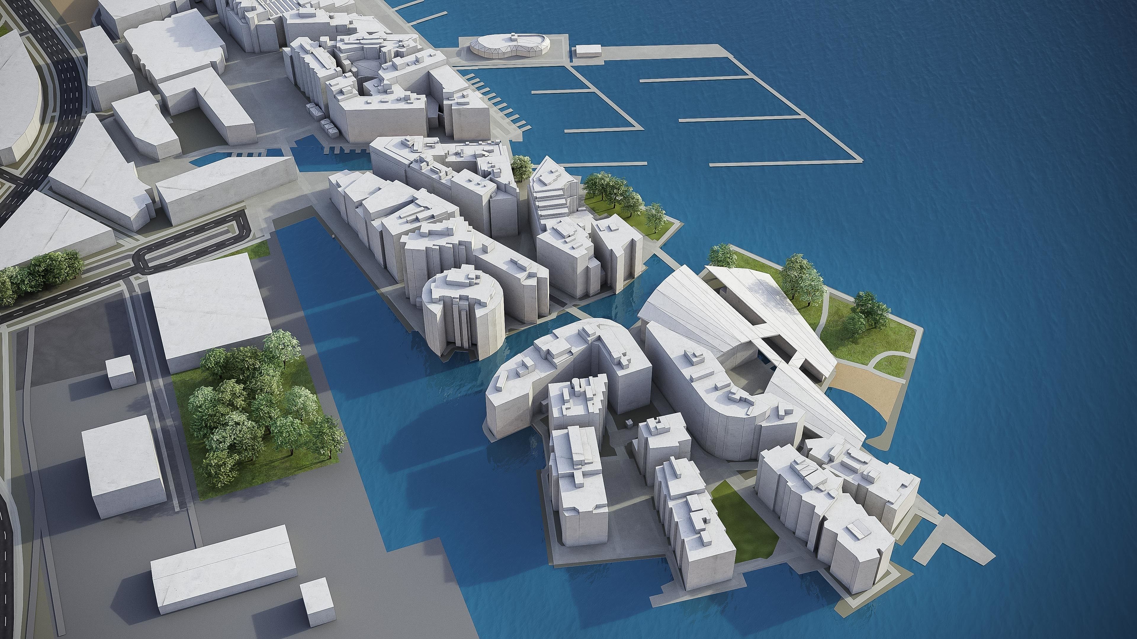 Oslo - Center Low-poly 3D model_14