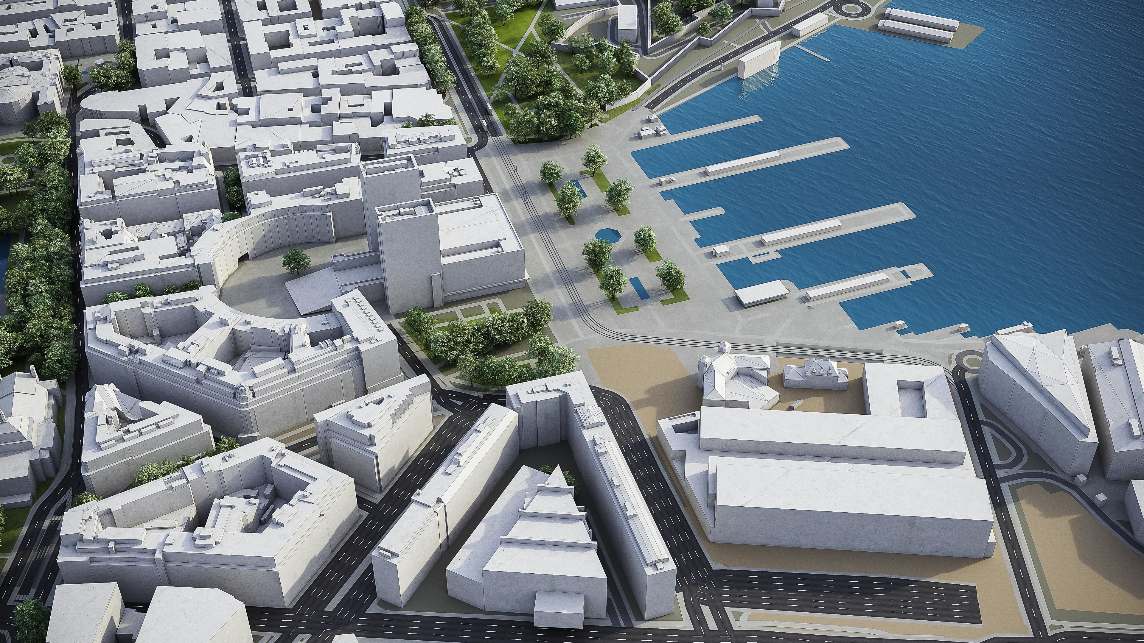 Oslo - Center Low-poly 3D model_15