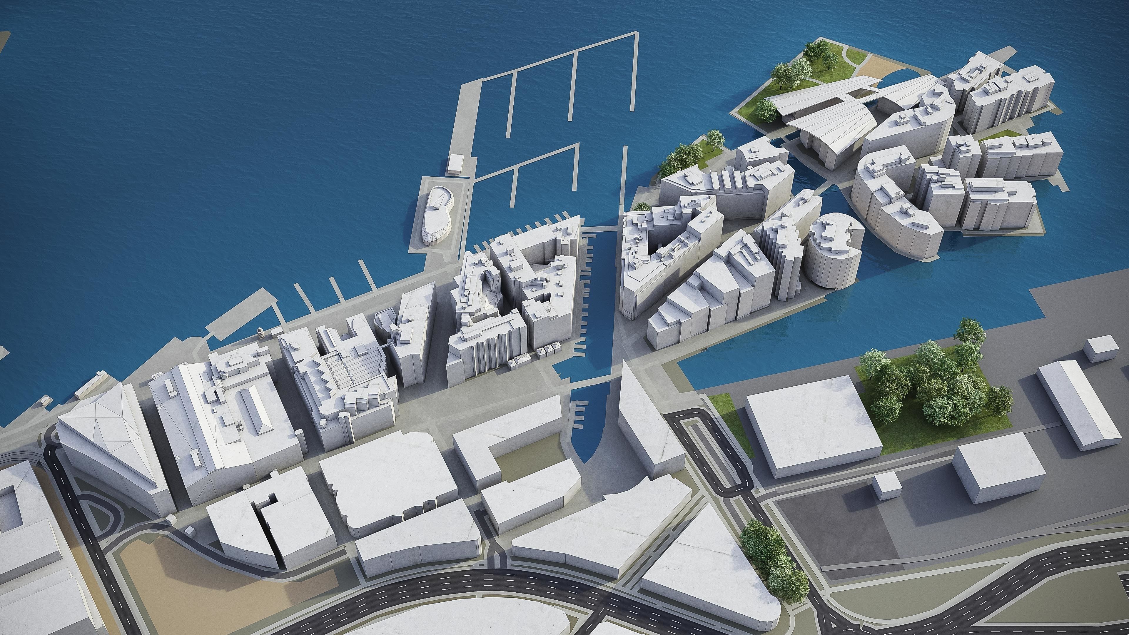 Oslo - Center Low-poly 3D model_13