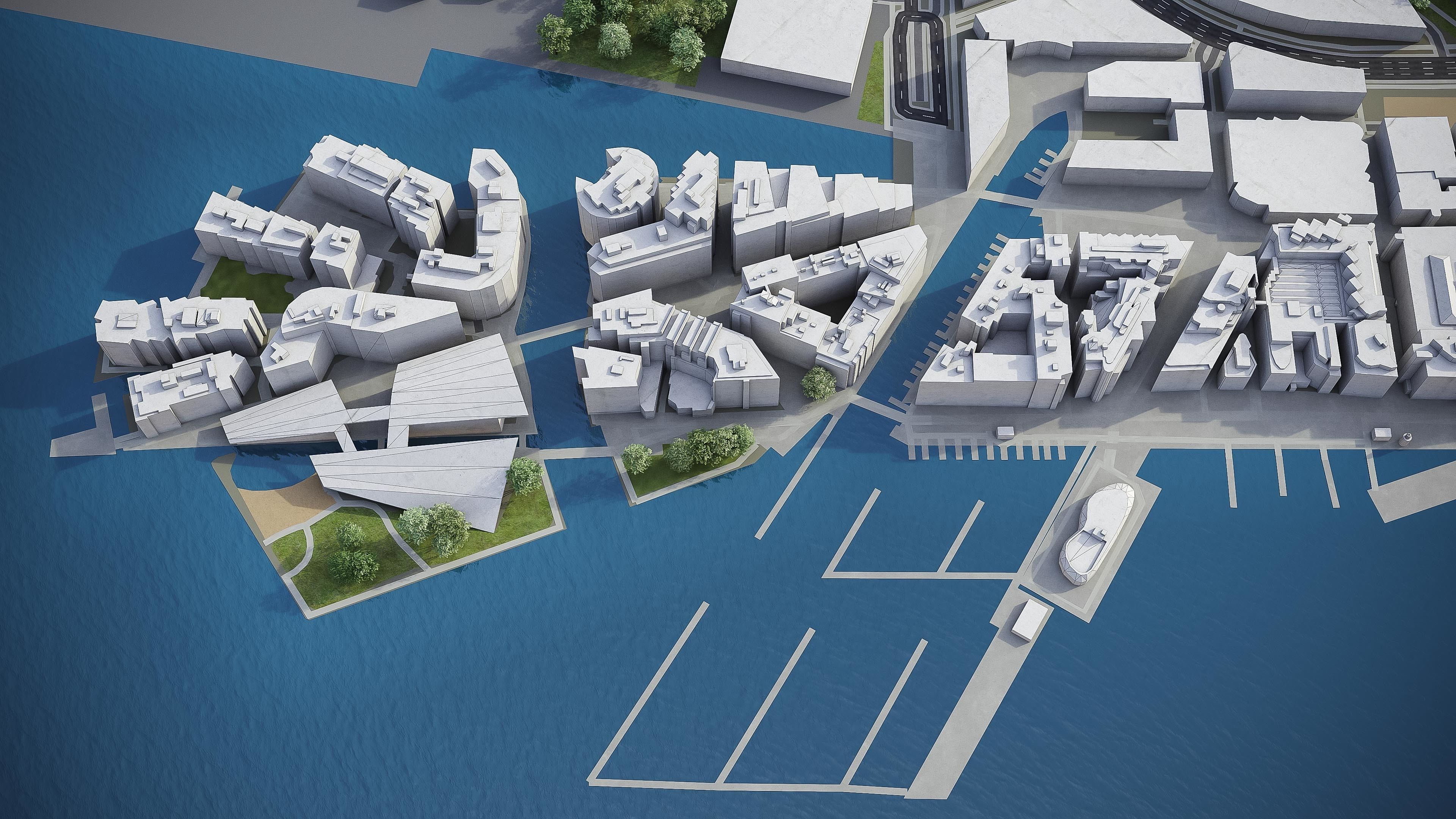 Oslo - Center Low-poly 3D model_12