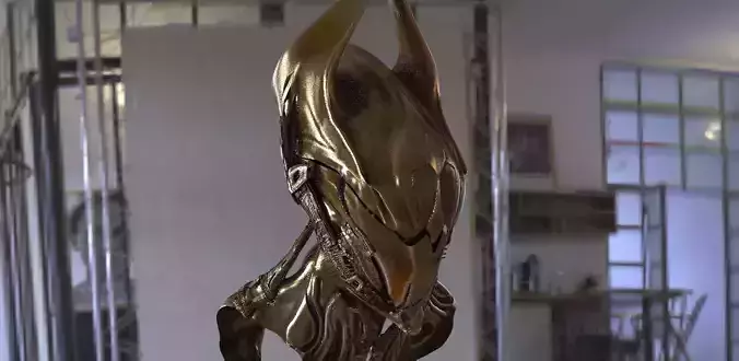 Helmet Sci fi  3D model
