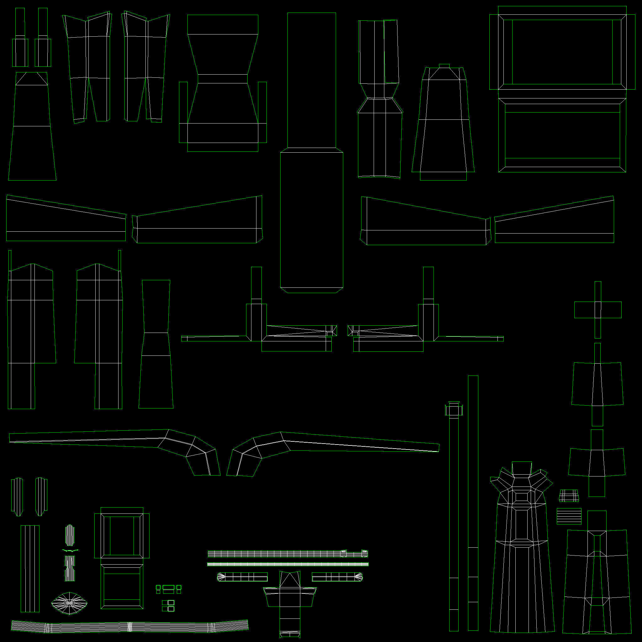 Pro Basketball Hoop and Stanchion Low-poly 3D model_14