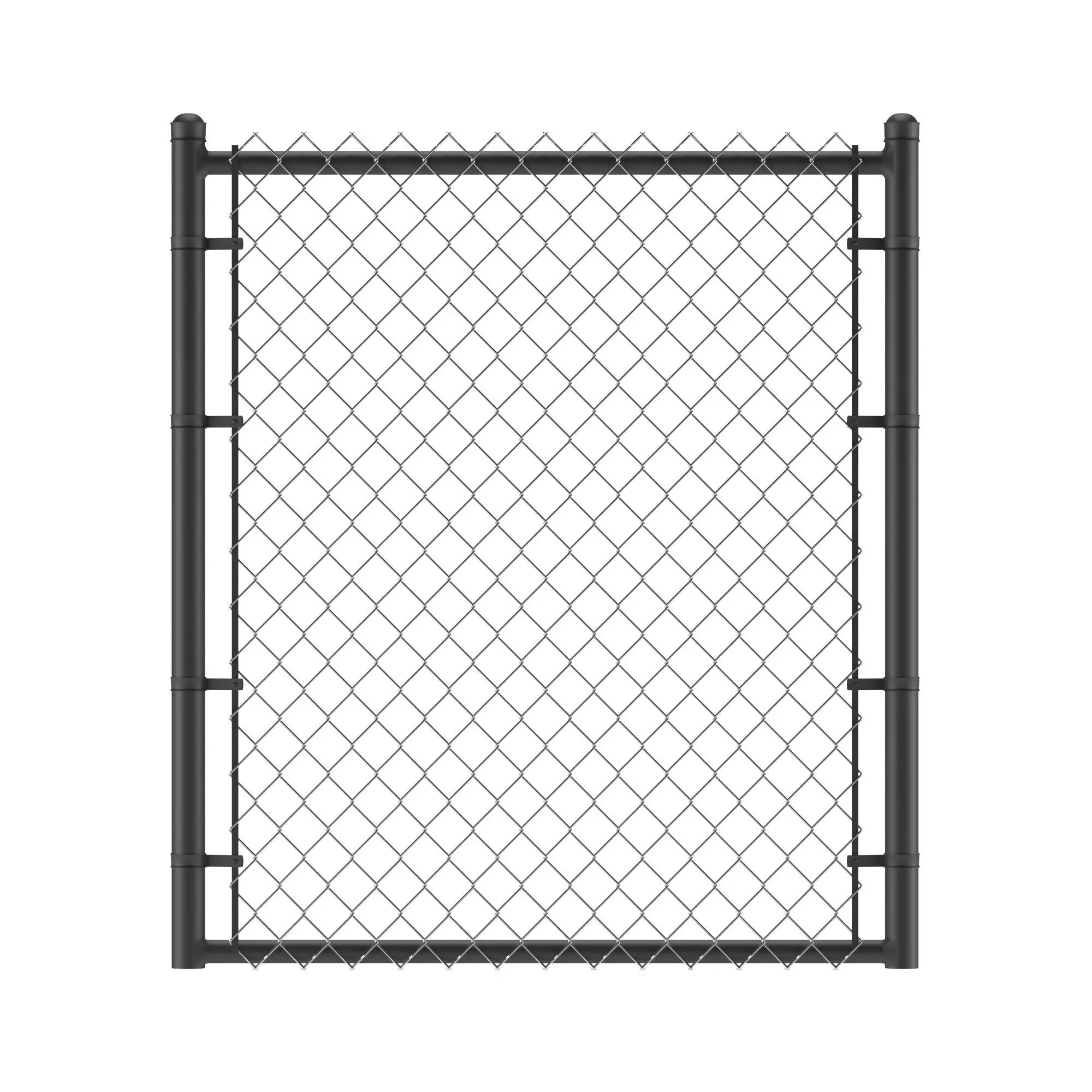  Chain-link fence 3D model_0