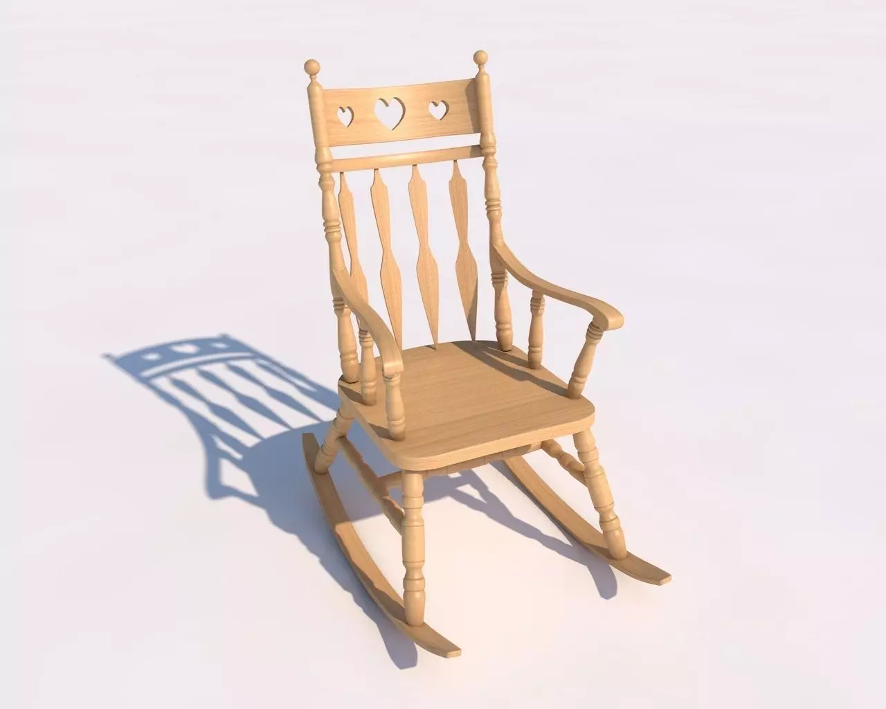Rocking Chair Free 3D model