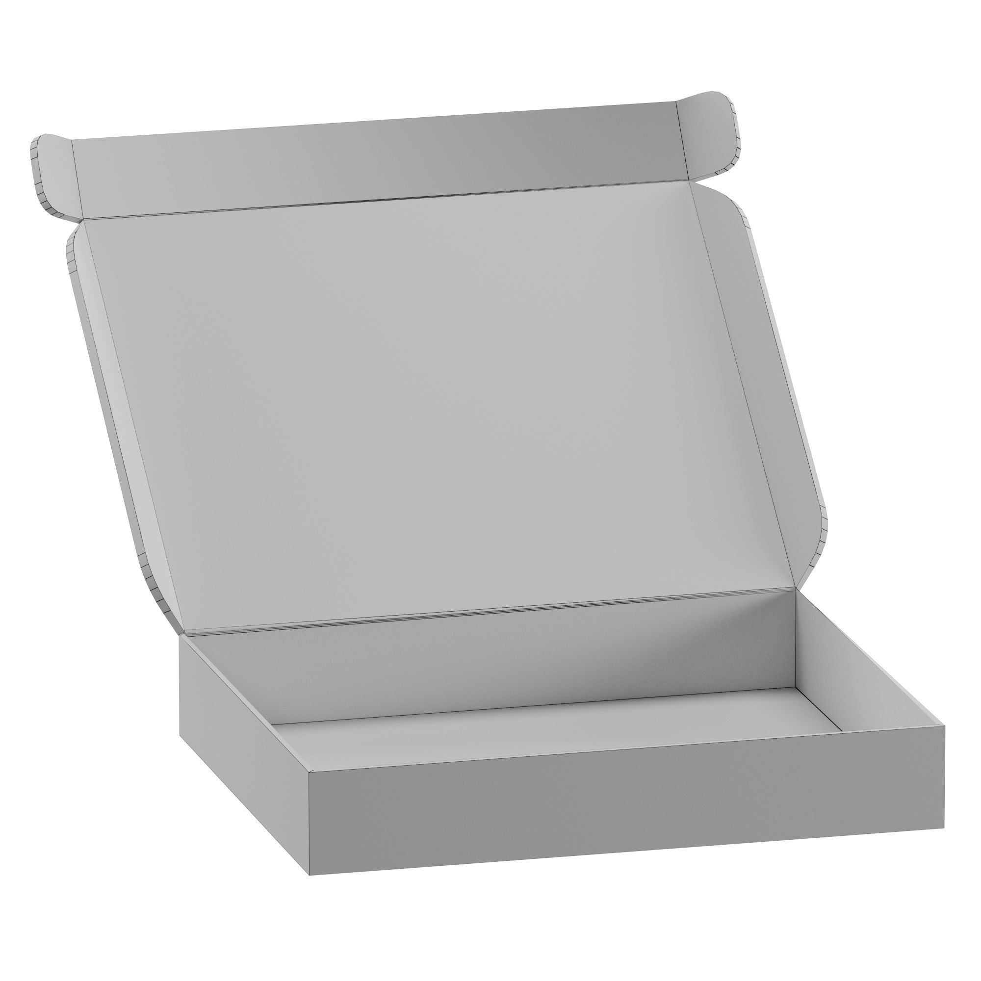 cardboard box 3D model_2
