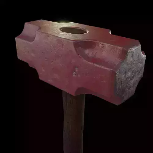 Hammer Low-Poly PBR Game Ready