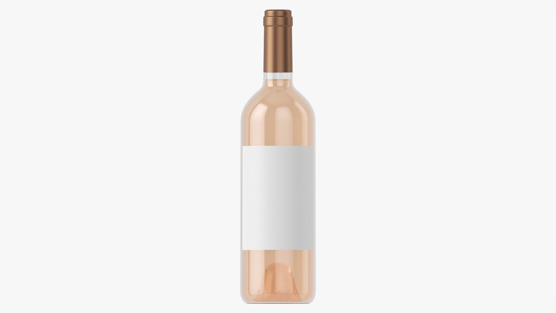 Wine bottle mockup 03 3D model_4