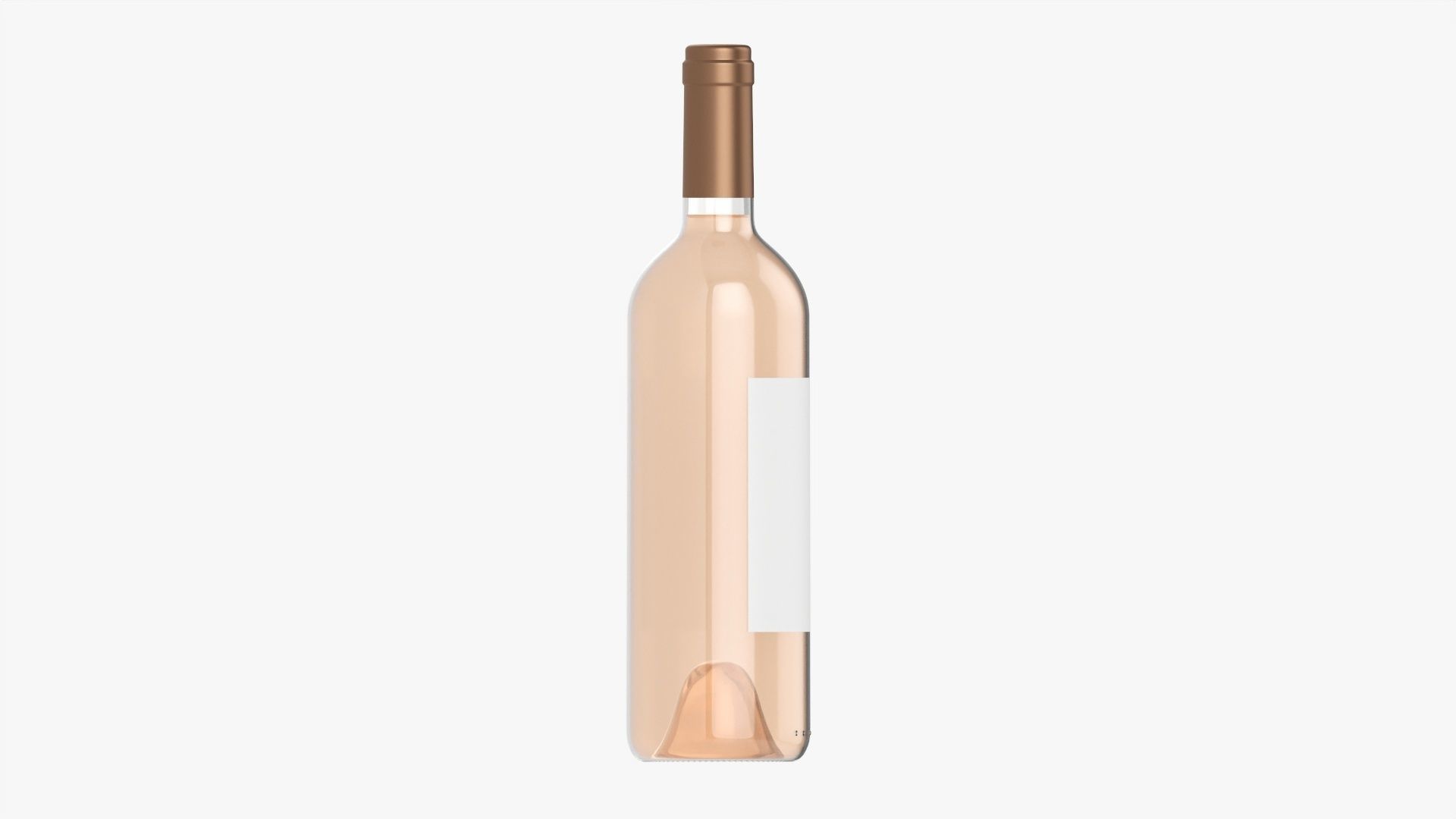 Wine bottle mockup 03 3D model_5