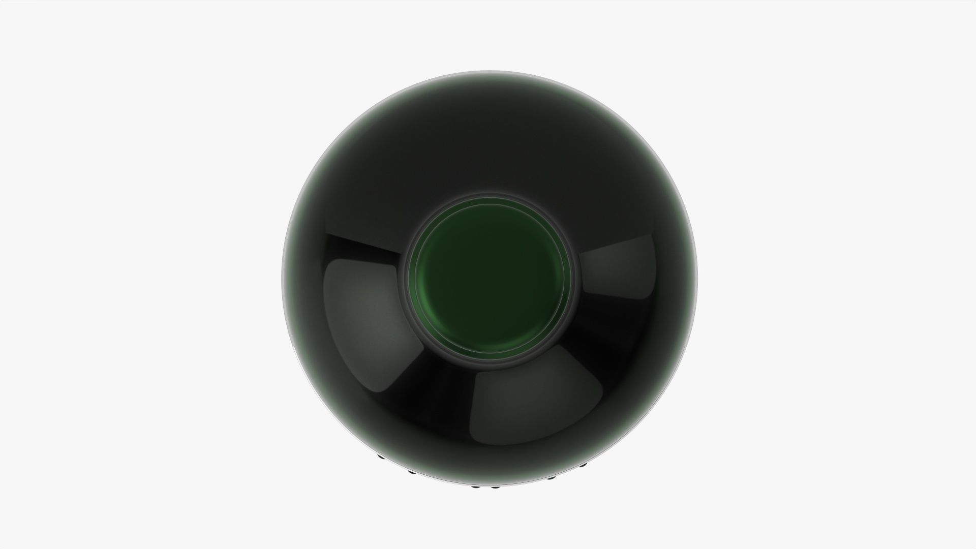 Wine bottle mockup 03 Red 3D model_5