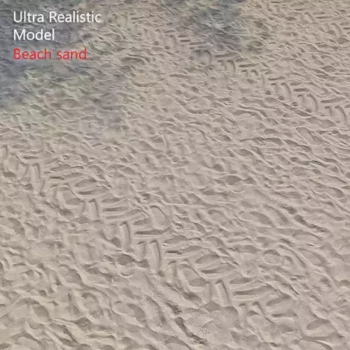 Ultra realistic Beach sand geometry  2