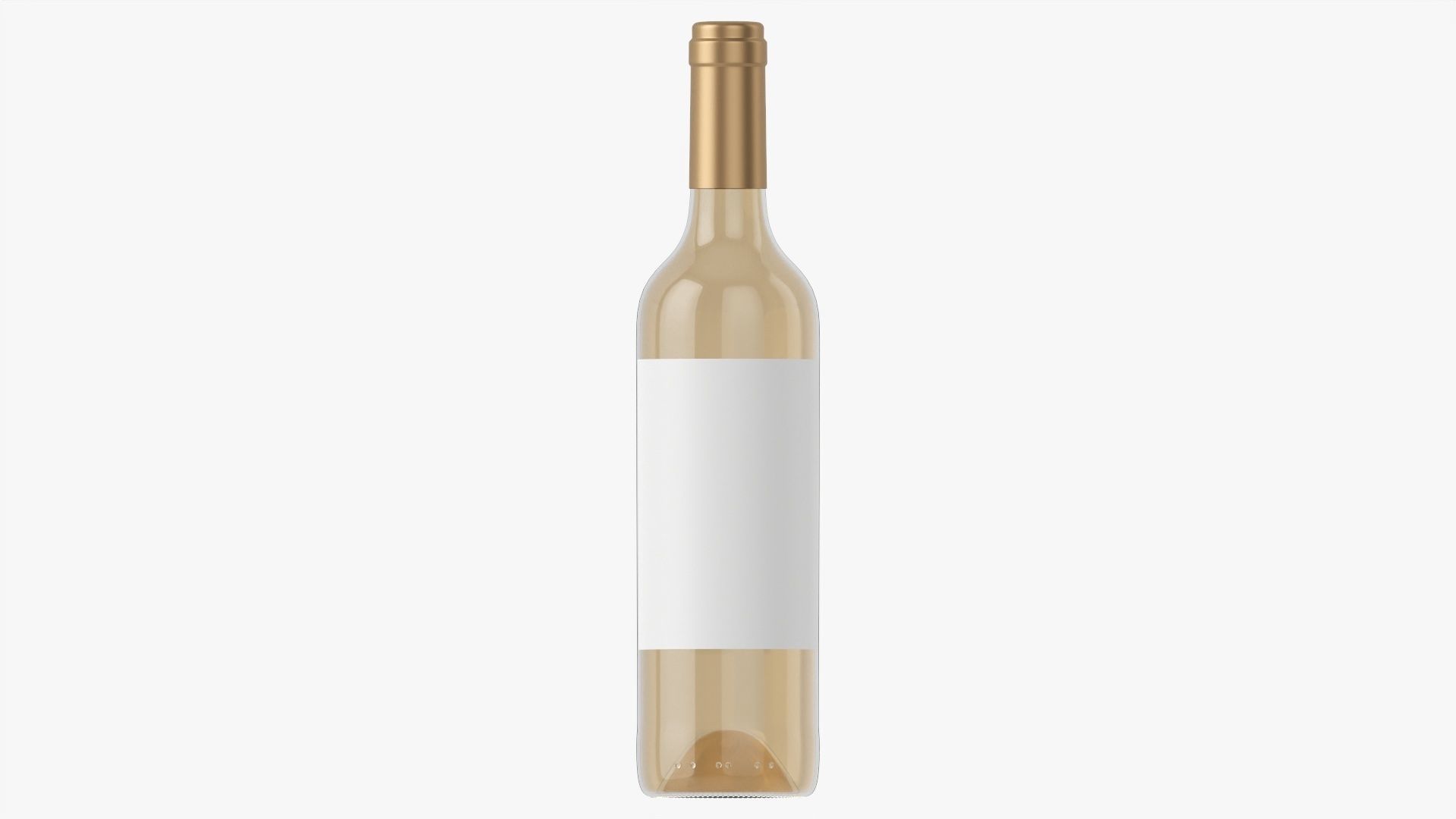 Wine bottle mockup 05 3D model_3