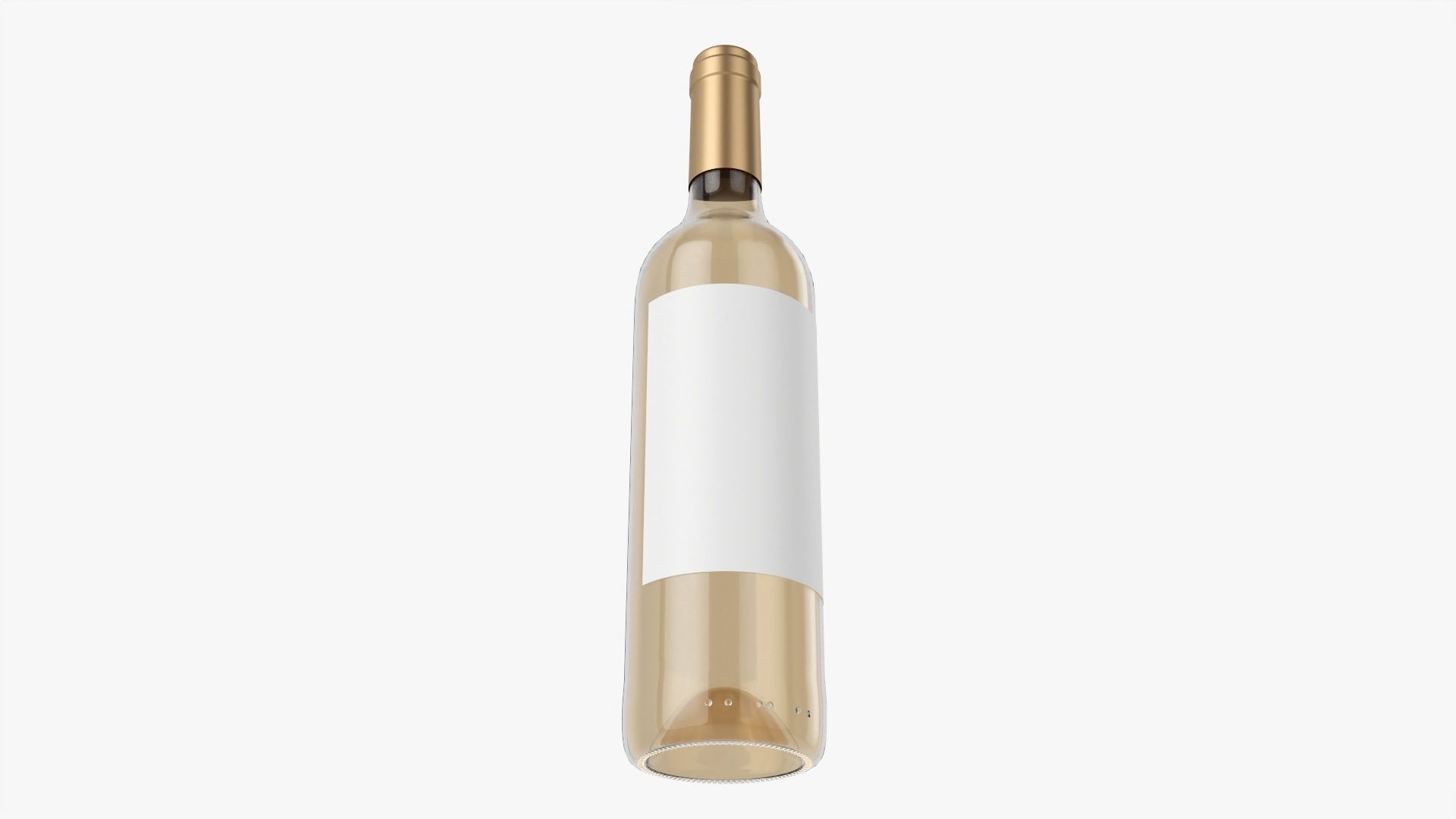 Wine bottle mockup 05 3D model_2