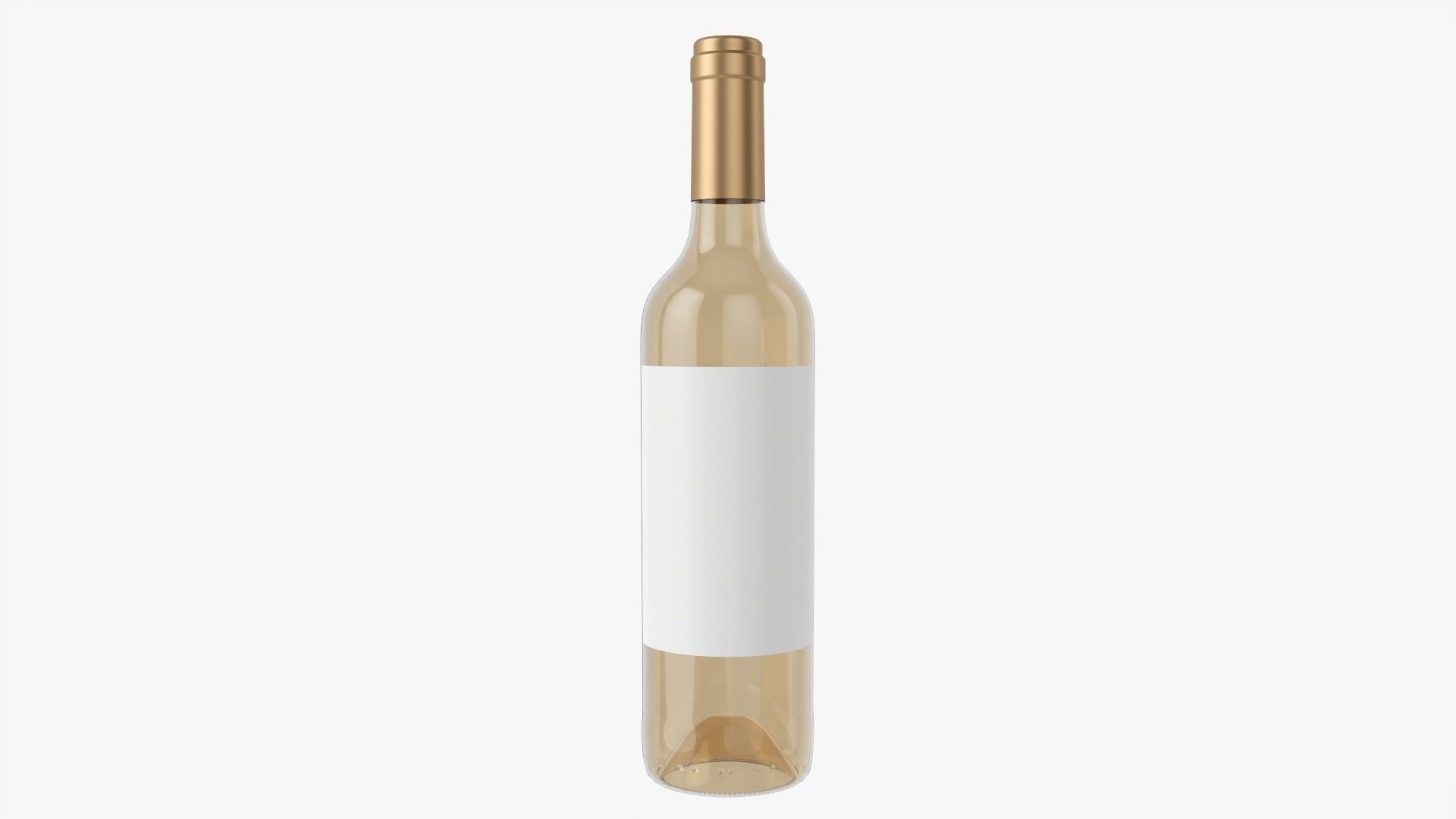 Wine bottle mockup 05 3D model_1