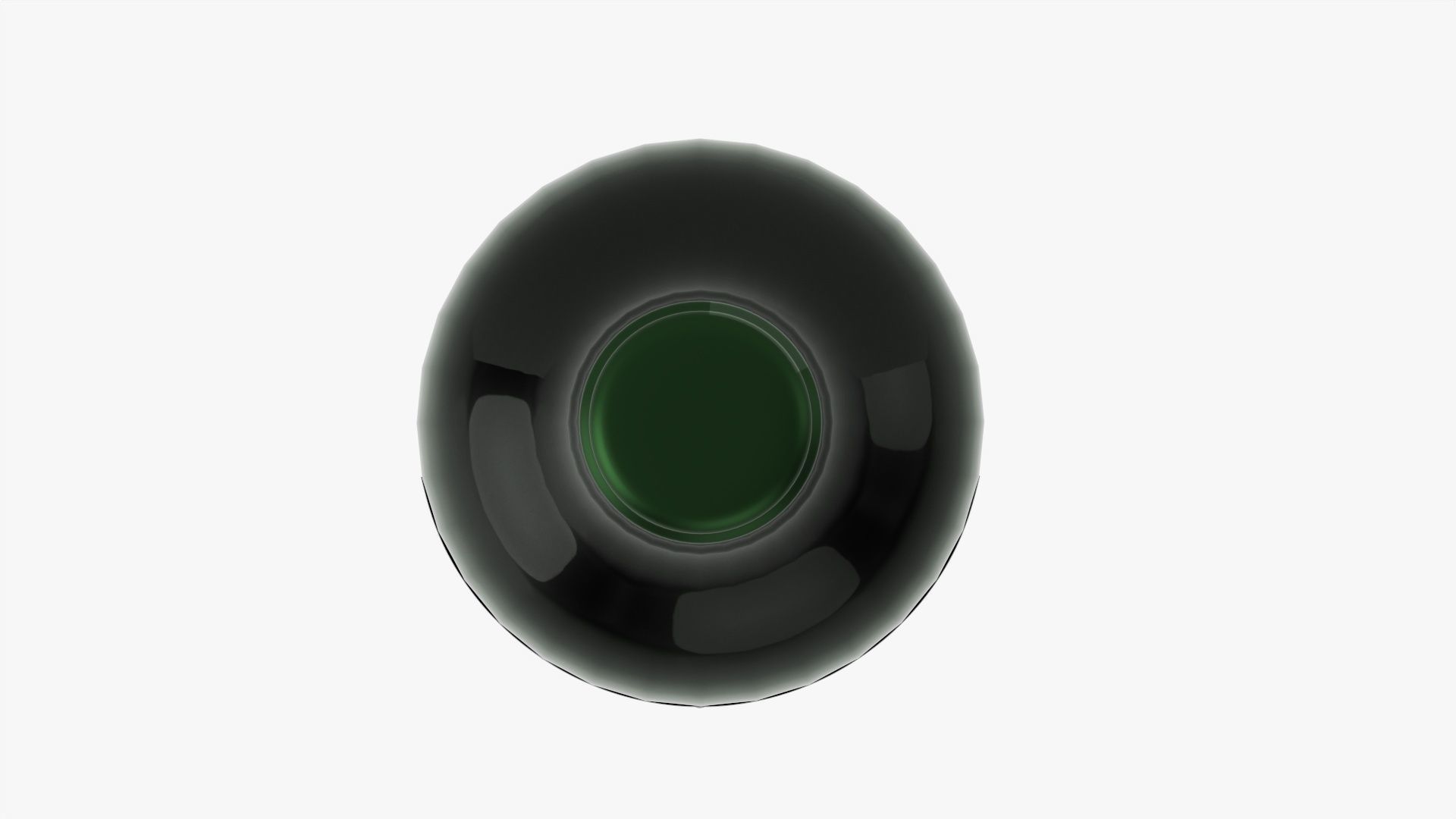 Wine bottle mockup 05 Red 3D model_5