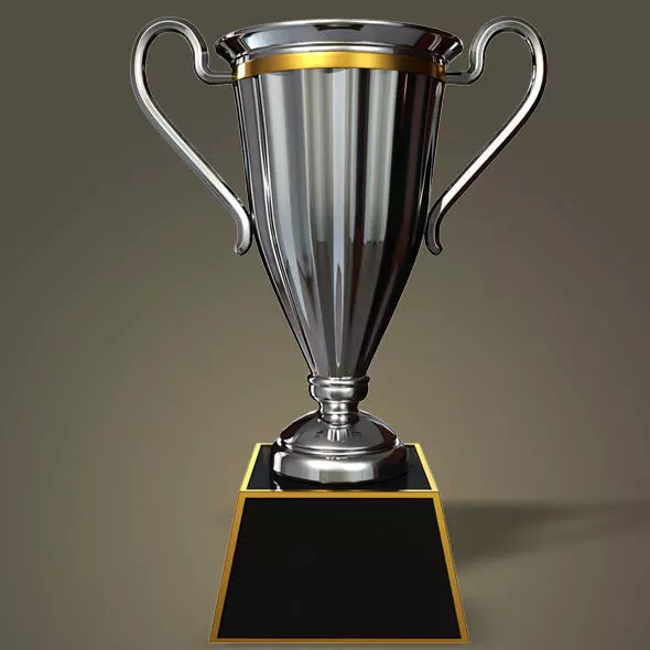 Trophi silver trophy 3D model