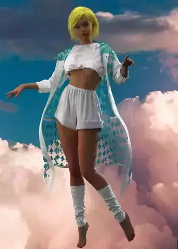 SUMMER CLUB SET 3D model