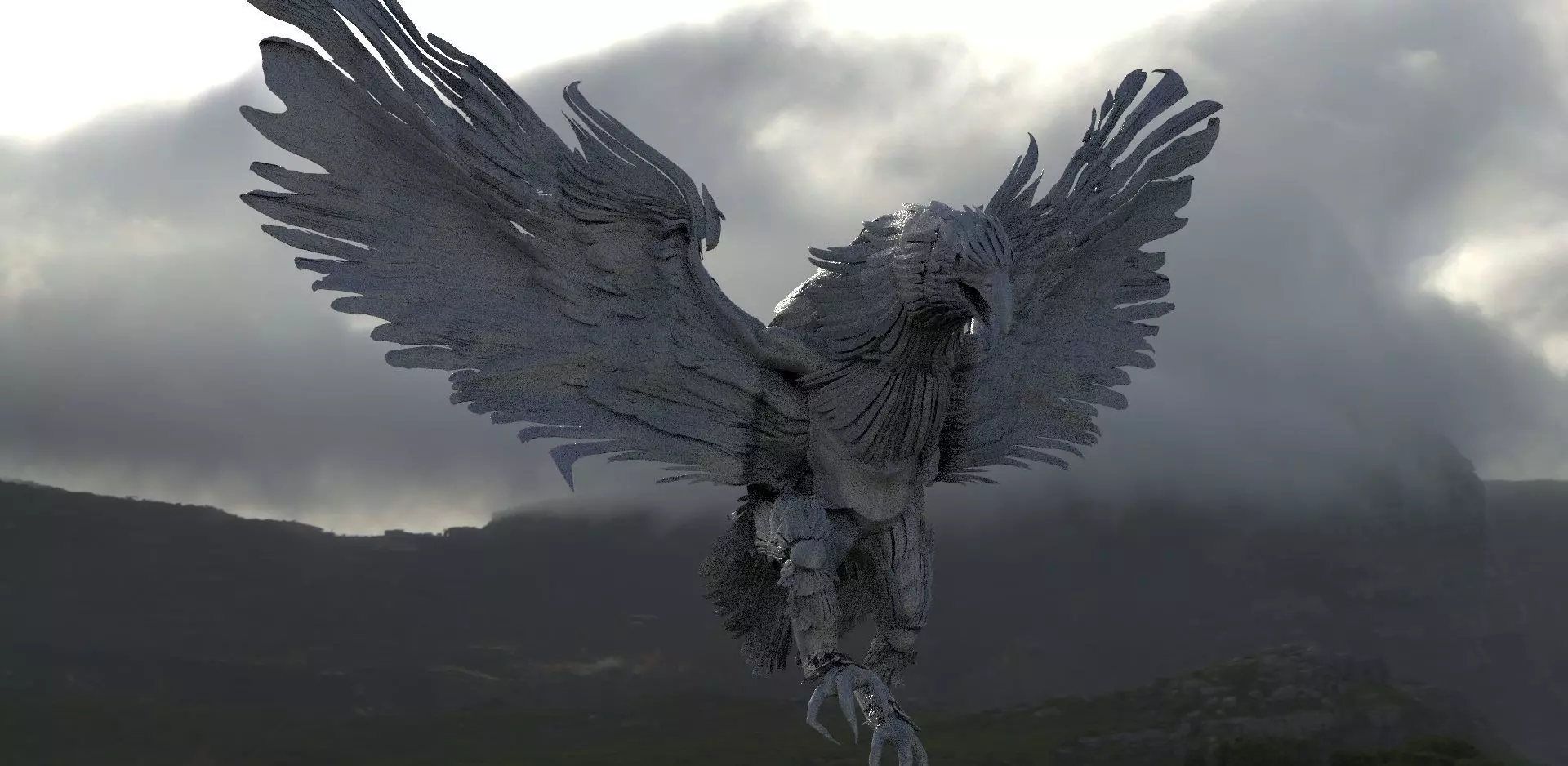 phoenix bird   3D model_0