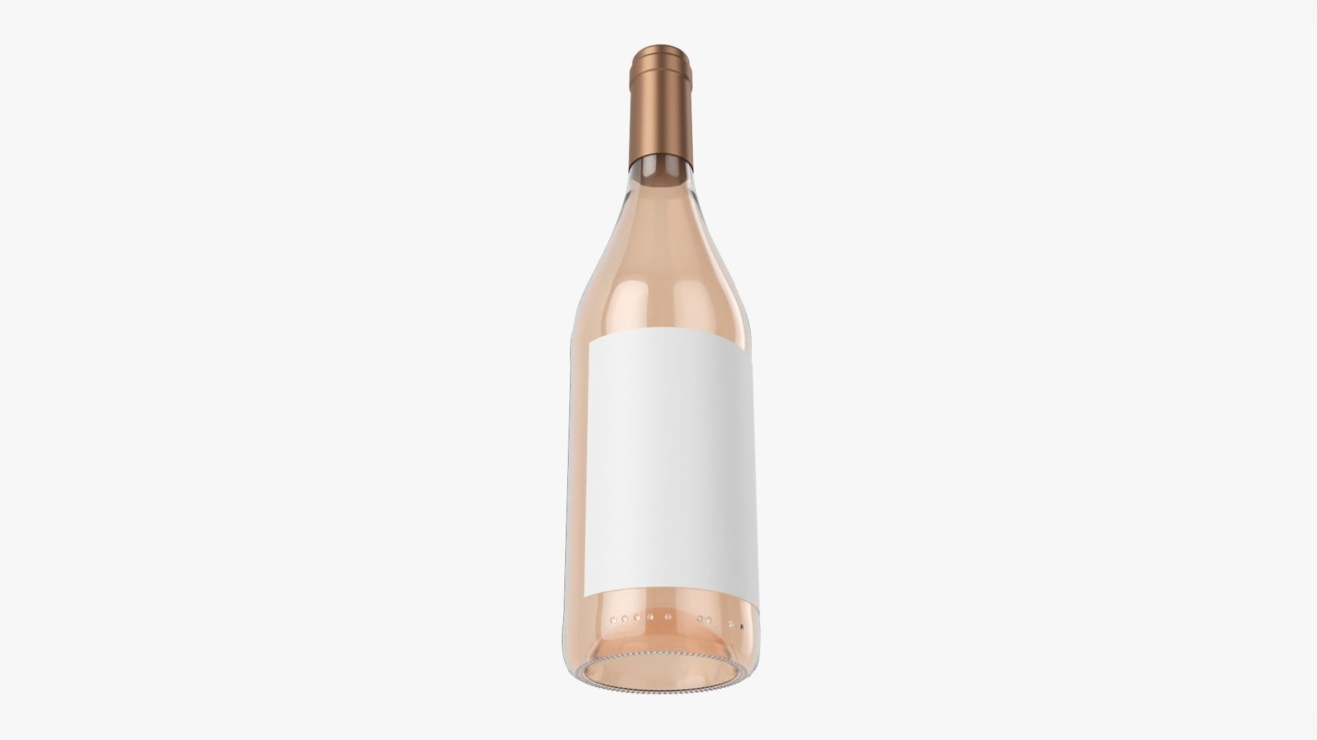 Wine bottle mockup 07 3D model_2