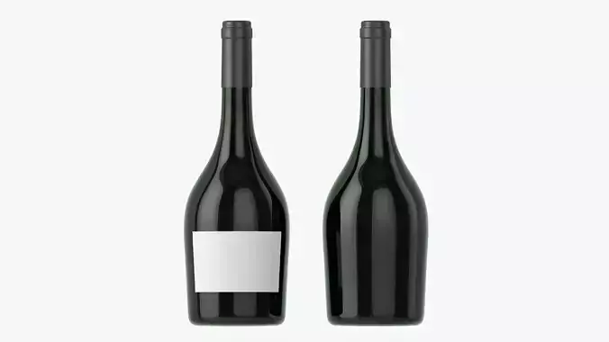 Wine bottle mockup 12