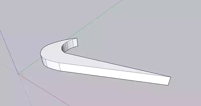 Nike Logo 3D model