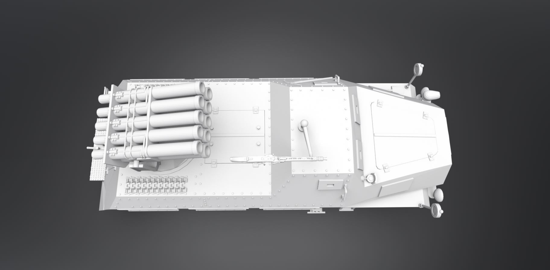 Panzerwerfer42 Scale model 3D print model_3
