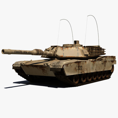 Abrams M1 Tank 3D model