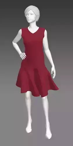 Woman Clothing Pose 496