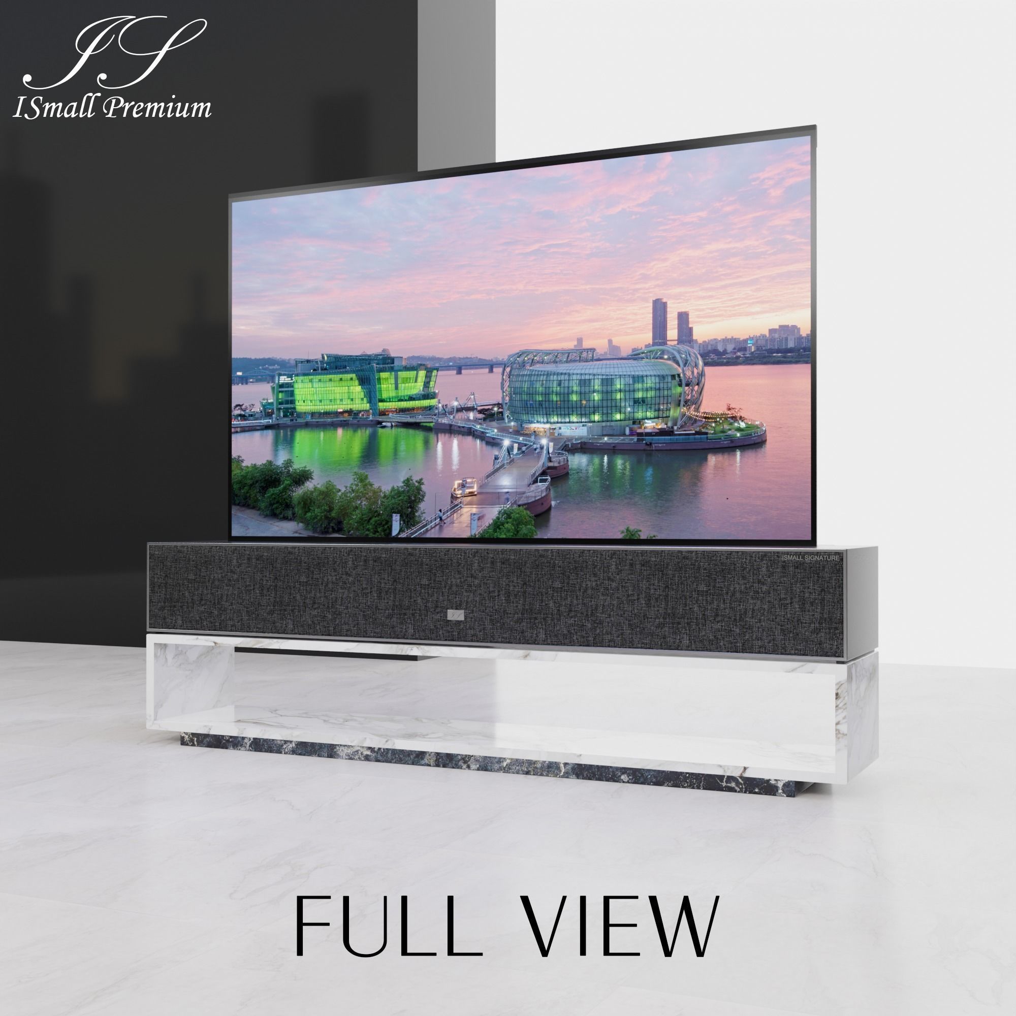 Rollable SIGNATURE TV Remote control Shelf SET Low-poly 3D model_3