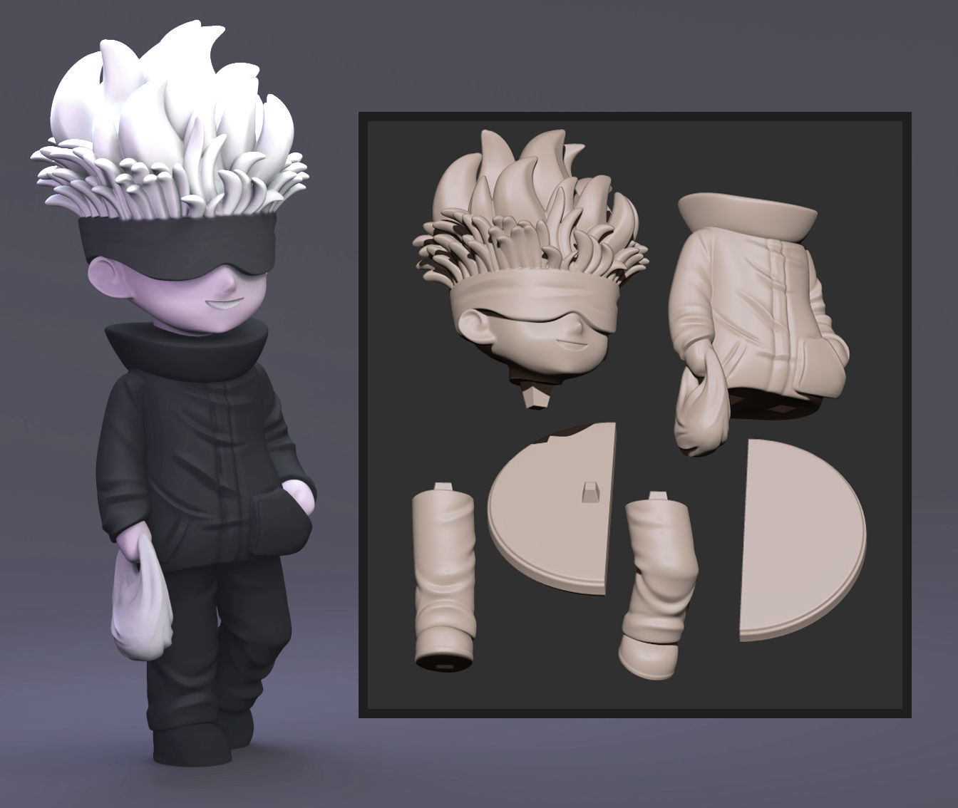 Goju - Jujutsu Kaisen 3D print model_3